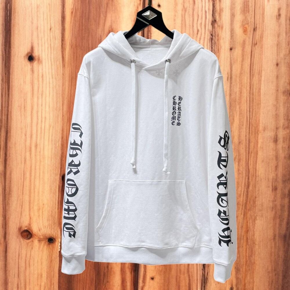Chrome Hearts Men's White Hoodie